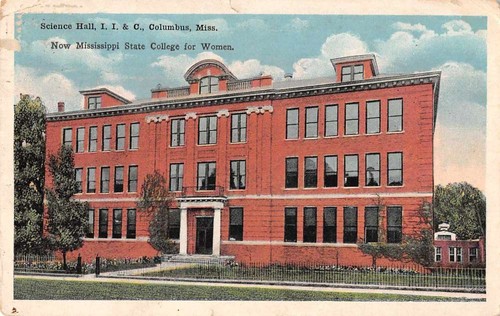 Cartolina antica science hall - antica,